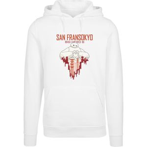 F4NT4STIC Sweatshirt 'Big Hero 6 Baymax San Fransokyo Heart'  wit