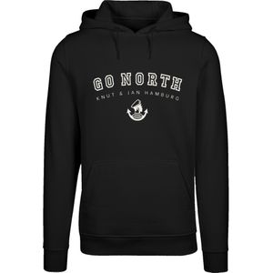 F4NT4STIC Sweatshirt 'Go North'  zwart / wit