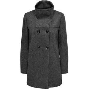 Only - ONLBLAKE LIFE DB COAT BF OTW - Trenchcoat - Donkergrijs gemêleerd