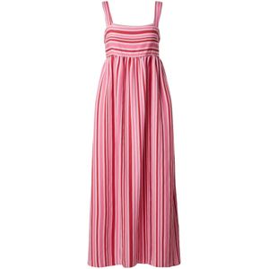 KAVAZI - Jurk - Pink/Rood - Maxi - Mouwloos