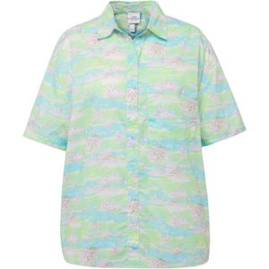 Studio Untold Overhemd  lichtblauw / lichtgroen