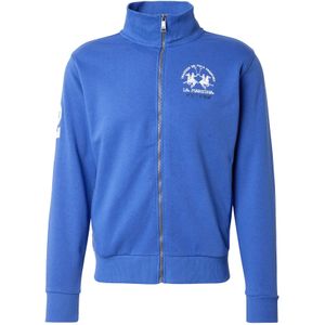 La Martina Sweatvest  blauw / wit