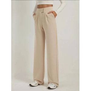 Hiccup Bandplooibroek  beige