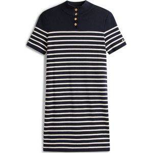 TOMMY HILFIGER Gebreide jurk  navy / wit