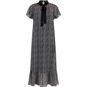 faina Jurk  grijs / zwart