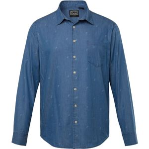 STHUGE Overhemd  blauw denim