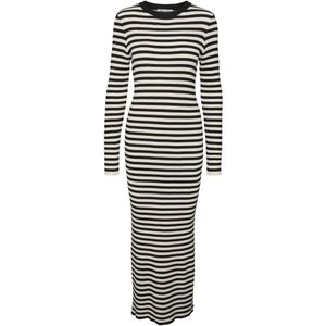 Vmopal - Lange Jurk - Gebreide Jurk - O-hals - Lange Mouwen - Regular Fit