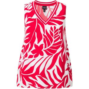 Ulla Popken Blouse  rood / wit