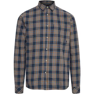 !Solid Overhemd 'Court'  beige / blauw / wit