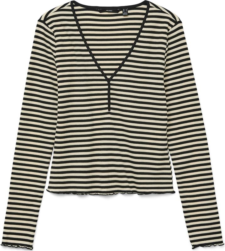 Vmisabella - Blouse - V-Hals - Lange Mouwen - Regular Fit