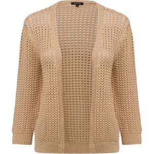 MORE & MORE Gebreid vest  beige