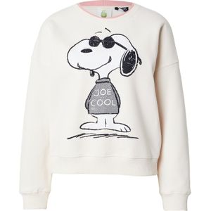 PRINCESS GOES HOLLYWOOD Sweatshirt 'Snoopy Chill More'  sand / grijs / rosa / zwart