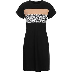 Cloud5ive Jurk  sand / zwart / wit