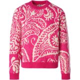 Salsa Jeans - Trui - Donkerroze/Wit - Gebreide Truien
