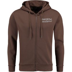 Key Largo Sweatvest 'PATH '  bruin / zwart / wit