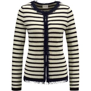 MADELEINE Gebreid vest  ecru / marine