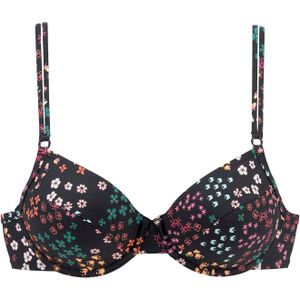 s.Oliver Bikinitop  geel / smaragd / rosa / zwart