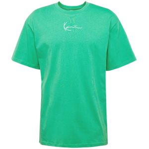 Karl Kani Shirt  grasgroen / wit