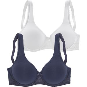 Nuance - Lingerie - Bessentint of Crème - Katoen en Jacquard-Kant