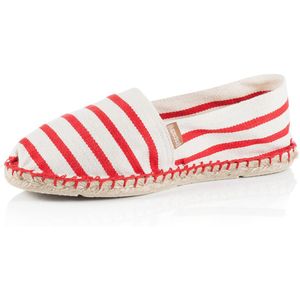 espadrij l´originale Espadrilles 'Classic'  ecru / rood