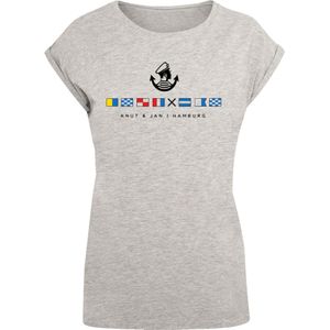 F4NT4STIC Shirt  grijs / rood / zwart