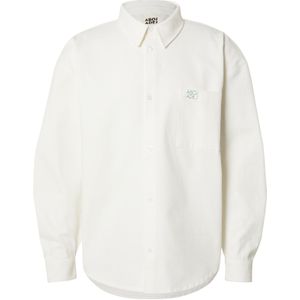 ABOJ ADEJ Overhemd 'Jemal'  donkergroen / offwhite