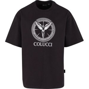 Colucci Shirt 'Ikarus'  zwart / wit