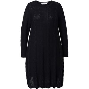 MIAMODA Gebreide jurk  zwart