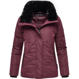 NAVAHOO Winterjas 'Frostil XIV'  wijnrood / zwart