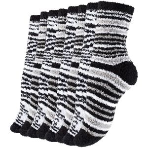 Yenita Sokken  grijs / zwart / wit