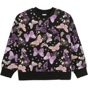 Cool Club Sweatshirt  beige / goudgeel / lila / zwart