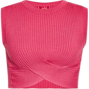 swirly Gebreide top  pink