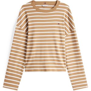 TOMMY HILFIGER Shirt  camel / wit