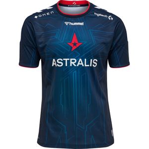 Hummel Functioneel shirt  pastelblauw / petrol / rood / offwhite