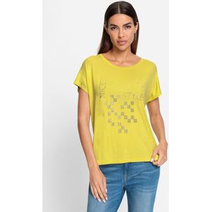 T-shirt - Meerkleurig - 95% Viscose 5% Elastaan - Zonder Sluiting