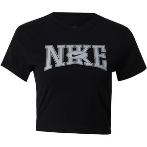 Nike - Sportswear Shirt - Zilvergrijs - Kwartmouw - Slanke Pasvorm