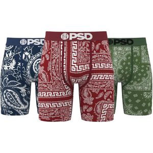 PSD Boxershorts  groen / rood / wit