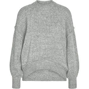 Noisy may Trui 'NMLUISA'  grijs gemêleerd