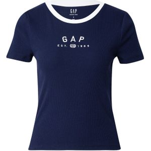 GAP Shirt  navy / wit