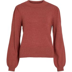 VILA Trui  kastanjebruin