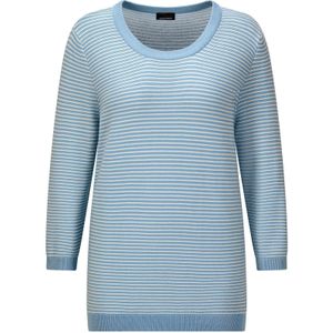 Goldner Trui  smoky blue / wit