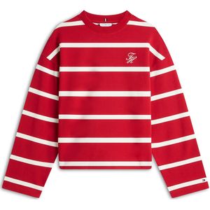 TOMMY HILFIGER Sweatshirt  rood / wit