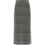 VILA Rok 'VISILNA'  zwart / zilver