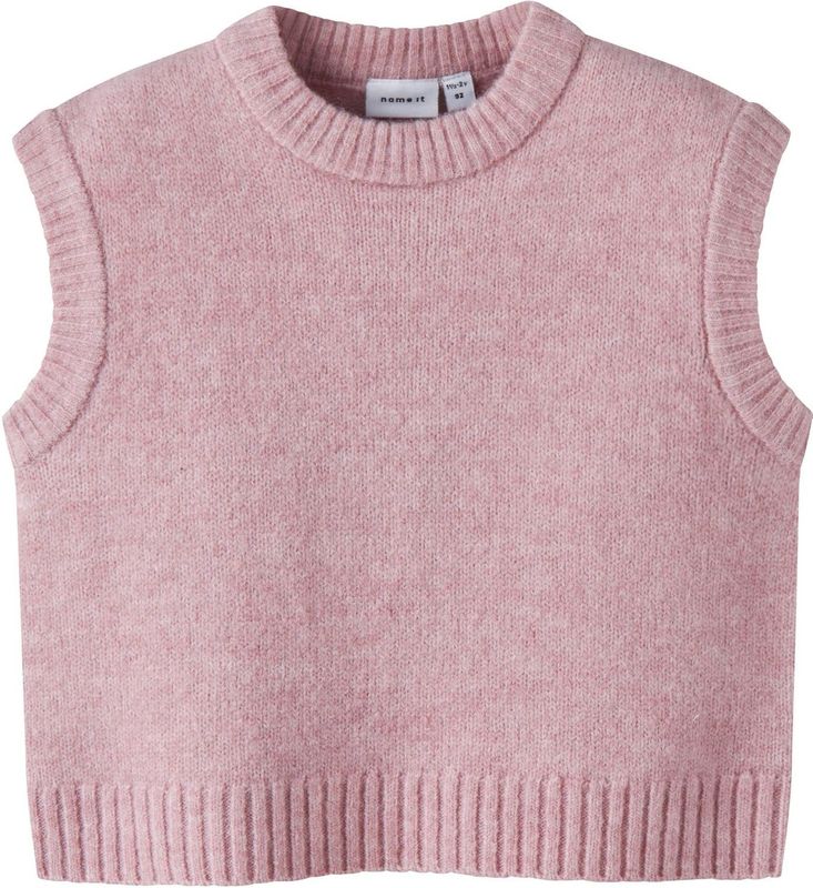 Gilet - Regular Fit - Gebreid - Mouwloos - Pluizig Gebreid