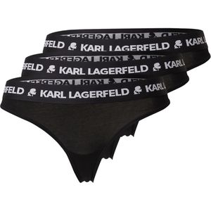 Karl Lagerfeld String  zwart / wit