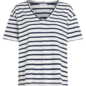 TOMMY HILFIGER Shirt  nachtblauw / wit