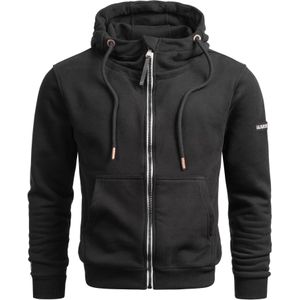 Alessandro Salvarini Sweatvest  zwart