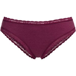 Slips - Bordeaux - Katoen - Kant