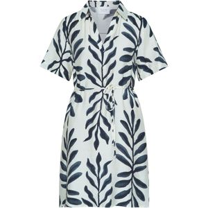 SISTERS POINT Jurk 'EMSA'  crème / zwart