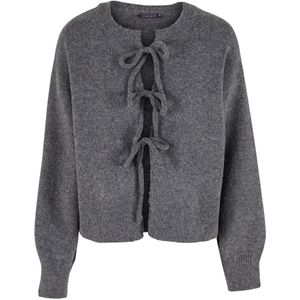 Urban Classics Gebreid vest  antraciet